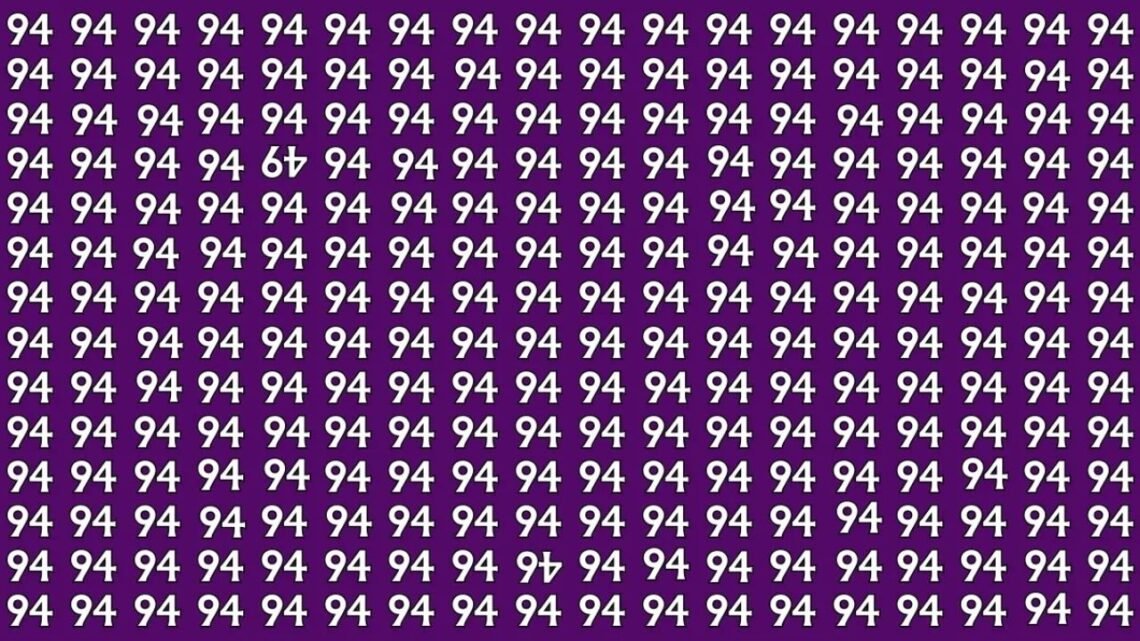 Spot The Hidden 46 And 49 In This Optical Illusion In Just 6 Seconds