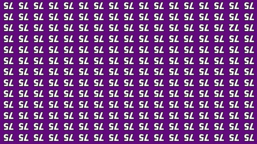 Only 5% Can Find The Inverted 72 Among 75s In This Puzzle