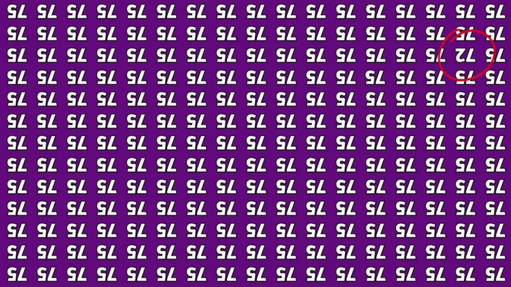 Only 5% Can Find The Inverted 72 Among 75s In This Puzzle
